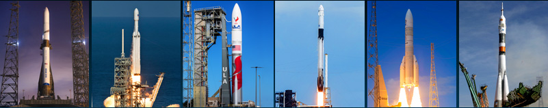 Some of today's active launch vehicles.